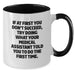 Funny Medical Assistant Gifts for Her - Mother's Day Unique Gifts from Family - Two Tone Coffee Mug with Inspirational Quote - Additional