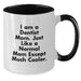 Funny Two Tone Coffee Mug Gifts from Mom - Inspirational Quote for Dentist Friends and Coworkers - Graduation Unique Gifts for Men - I Am A Dentist Mom Except Much Cooler Mug - Additional