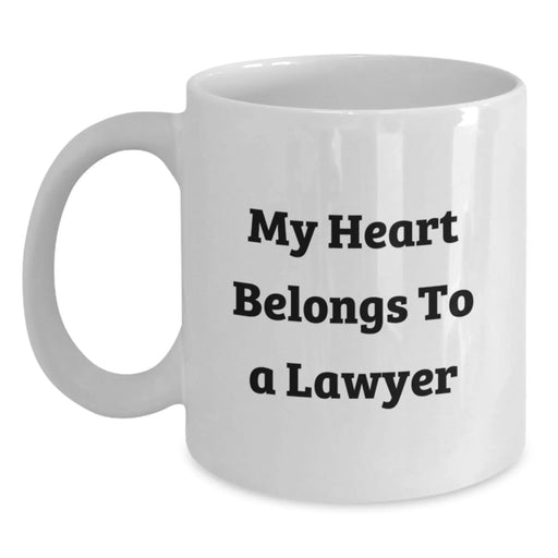Funny Lawyer White Coffee Mug Gifts for Lawyer from Lawyer Friends Birthday Unique Gifts - Main