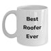 Funny Roofer Gifts from Friends for Men, Best Roofer Ever White Coffee Mug, Christmas Unique Presents - Main