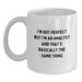 Funny Analyst Gifts from Friends, Christmas Unique Gifts for Men, White Coffee Mug with Quote 'I'm Not Perfect But I'm An Analyst And That's Basically The Same Thing' - Main
