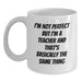 Funny Teacher Gifts, Unique White Coffee Mug for Birthday, 'I'm Not Perfect But I'm A Teacher And That's Basically The Same Thing', Gifts from Family to Teacher - Main