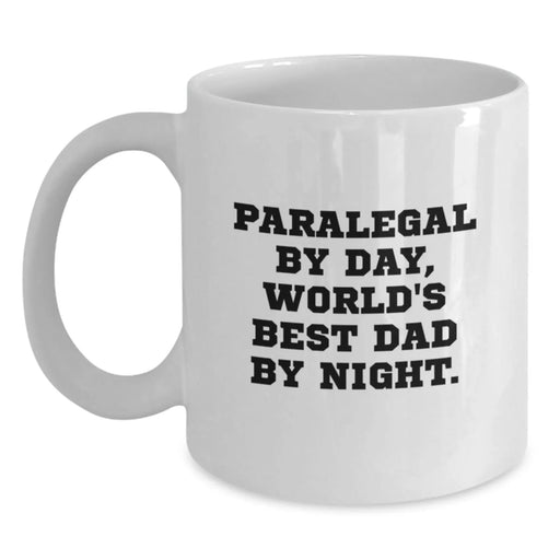 Fun Paralegal White Coffee Mugs Gifts from Family, Friends, or Coworkers for Paralegal, Unique Christmas Unique Gifts for Men, Women, Paralegal, Funny Paralegal Quote - Main