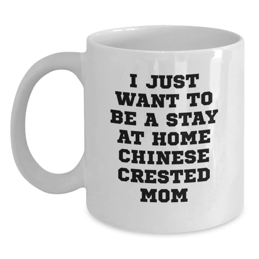 Funny Chinese Crested Dog Mom Gifts from Friends for Birthday Unique Mugs - Main