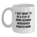 German Wirehaired Pointer Dog Lover's Funny Quote White Coffee Mug for Christmas Unique Gifts from Friends or Family - Main