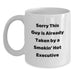 Funny Executive White Coffee Mug Gifts from Men to Women - Birthday Unique Gifts for Executive Smokin' Hot Executive - Main