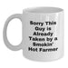 Funny Farmer Gifts, White Coffee Mug, Birthday Unique Presents for the Smokin' Hot Farmer - Main