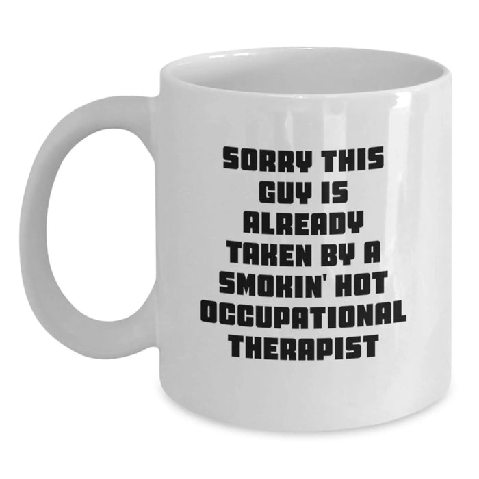 Funny Occupational Therapist White Coffee Mug Gifts from Friends to Men and Women on Christmas Unique - Main