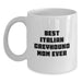Funny Italian Greyhound Dog Mom Gifts from Family for Italian Greyhound Dog Lovers - Best Italian Greyhound Mom Ever White Coffee Mug, 11oz or 15oz Capacity - Main