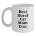 Funny Korat Cat Quotes Gifts from Family to Korat Cat Mom on Birthday Unique Gifts White Coffee Mug for Her - Main