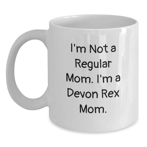 Funny Devon Rex Cat Gifts for Devon Rex Cat Mom from Family - White Coffee Mug - Main