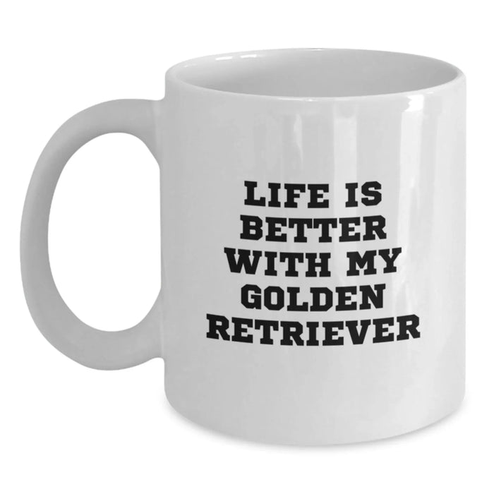 Golden Retriever Dog Lover Gifts from Friends for Birthday Unique Mugs - Main