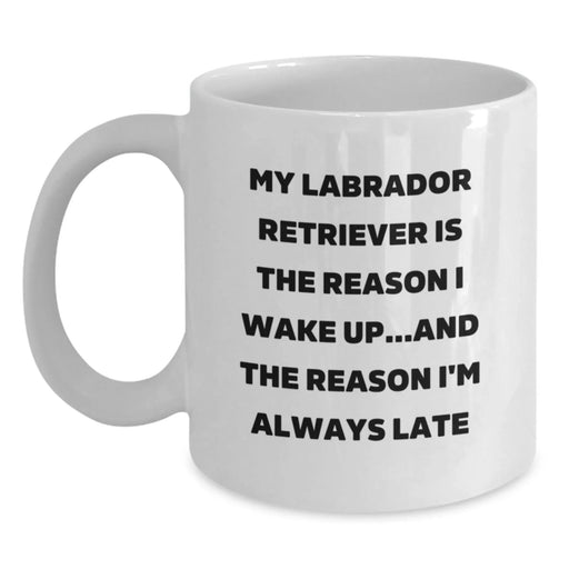 Funny Labrador Retriever Dog Lover Gifts from Men to Women - Valentine's Unique Gifts for Labrador Retriever Dog Owners, White Coffee Mug - Main