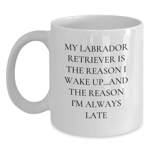 Funny Labrador Retriever Dog Gifts from Men for Women, Unique Valentine's Unique Coffee Mug for Labrador Retriever Dog Lovers - Main