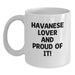 Funny Havanese Dog Lover Gifts from Friends for Birthday Unique White Coffee Mug - Main