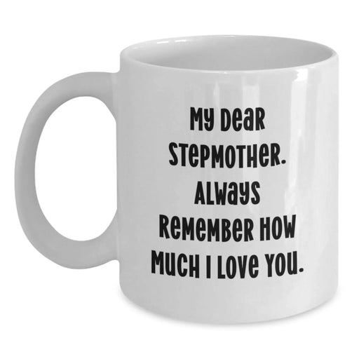 Funny Stepmother Quotes White Coffee Mugs Gifts from Family for Stepmother Christmas Unique Gifts - Main