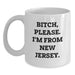 Funny New Jersey Quotes White Coffee Mugs for Friends Gifts from New Jersey Men, Women, and Family for Birthday Unique Presents - Main