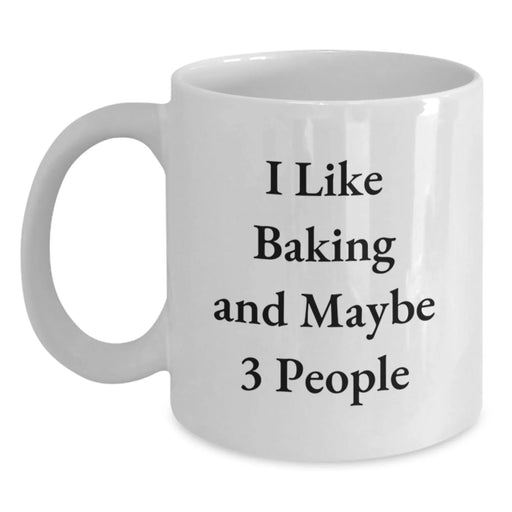 Funny Baking Quotes White Coffee Mug Gifts from Friends for Baking Lovers - Main