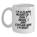 Funny Claims Adjuster White Coffee Mug Gifts from Men for Valentine's Unique - Main