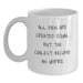 Funny Umpire Gifts from Men - White Coffee Mug for Birthday 'All Men Are Created Equal But The Coolest Become An Umpire' - Unique Umpire Mugs for Umpire Lovers - Main