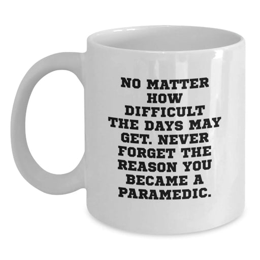 Funny Rescue Worker White Coffee Mug Gifts for Rescue Workers from Family, Rescue Worker Christmas Unique Gifts - Main