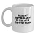 Funny Gifts from Sister-in-law Lovers, Unique White Coffee Mug, Being My Sister-in-law Is The Only Gift You Need, Father's Day Unique Gifts - Main