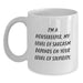 Funny Quote Housekeeper Gifts White Coffee Mug, Housekeeper Birthday Unique Gifts from Friends, Funny White Coffee Mug for Housekeeper, Sarcasm Level Gifts for Housekeeper - Main