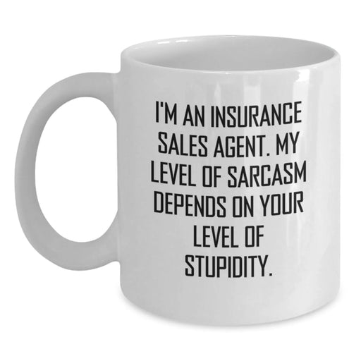 Funny Insurance Sales Agent Gifts from Men, Unique Christmas Unique Gifts for Insurance Sales Agent Friends - Main