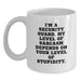 Funny Security Guard White Coffee Mug Gifts from Dad for Security Guard Men, Humorous Security Guard Quote, Father's Day Unique Gifts for Security Guard Family - Main