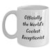 Cute Receptionist Gifts, Funny Quote White Coffee Mug for Receptionist, Unique Valentine's Gifts from Friends to Receptionist - Main