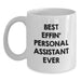 Funny Personal Assistant White Coffee Mug Gifts from Men Best Effin' for Personal Assistant - Main