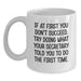 Funny Secretary Quotes Gifts from Friends for Secretary White Coffee Mug - Graduation Unique Gifts - Main