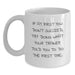 Funny Trainer White Coffee Mug Gifts from Family to Trainer for Graduation Unique - Main