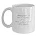 Funny Embroidery Gifts for Women from Men on Graduation Unique - White Coffee Mug with 'Embroidery Is Not A Hobby, It's A Post-apocalyptic Life Skill.' - Main