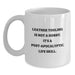 Funny Leather Tooling Gifts for Men, Friends, and Coworkers - White Coffee Mug - 'Leather Tooling Is Not A Hobby. It's A Post-apocalyptic Life Skill.' - Main