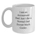 Funny Accountant Gifts from Dad - Unique Graduation White Coffee Mugs, Gifts for Accountant Men, Women, Coworkers, or Friends - Main