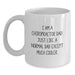Chiropractor Dad Gifts from Family - Funny Quote White Coffee Mug, Chiropractor Unique Gifts for Graduation, I Am A Chiropractor Dad Mug - Main