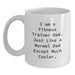 Funny Fitness Trainer Gifts for Him, White Coffee Mug, Perfect for Fitness Dad Men Graduation Unique Presents from Family Friends Coworkers - Main