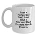 Funny Paralegal Dad Gifts for Men, Friends, Coworkers - White Coffee Mug, Paralegal Unique Gifts from Family, Friends, Coworkers for Graduation, Funny - Main
