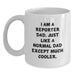 Reporter Dad Gifts, Funny White Coffee Mug for Men, I Am A Reporter Dad. Just Like A Normal Dad Except Much Cooler., Unique Graduation Gifts for Dad from Family - Main
