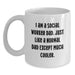 Gifts from Men to Social Worker Dad, Funny White Coffee Mug for Social Worker Graduation Unique Gift - Main