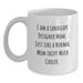 Funny Landscape Designer Mom Gifts for Friends, White Coffee Mug - Inspired by I Am A Landscape Designer Mom. Just Like A Normal Mom Except Much Cooler, Perfect Graduation Unique Gifts from Family - Main