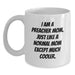 Funny Gifts from Preacher Mom, Unique White Coffee Mugs for Preacher, I Am A Preacher Mom Except Much Cooler, Graduation Unique Gift Ideas for Preacher - Main