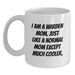 Warden Mom Gifts from Women, Funny White Coffee Mug for Warden Graduation Unique Gifts - Main