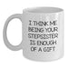Funny Stepsister White Coffee Mug, Unique Gifts for Stepsister, Christmas Unique Gifts from Men to Women Friends and Family - Main