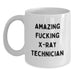 Funny X-Ray Technician Gifts for Him or Her, White Coffee Mug with Amazing Quote, Birthday Unique Gifts from Friends, 11oz or 15oz Capacity, Ceramic, Microwave and Dishwasher Safe - Main