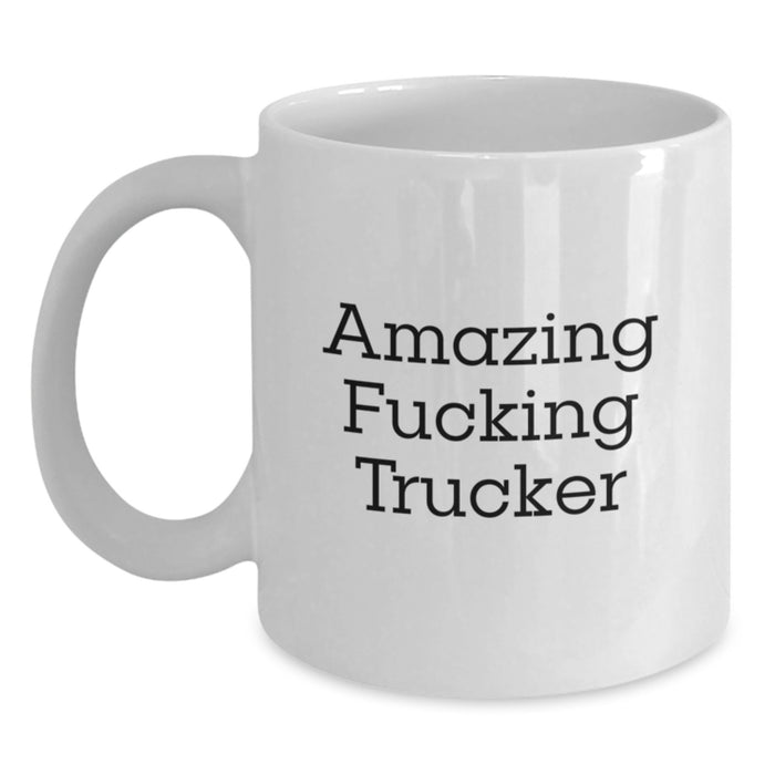 Funny Trucker Gifts from Men for Trucker Coffee Lover Friends Unique Graduation Unique Gifts - Main