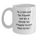 Funny Tax Preparer Gifts from Friends for Christmas Unique Mugs, I'm A Tattooed Tax Preparer Except Much Hotter White Coffee Mug - Main
