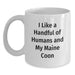 Funny Maine Coon Cat White Coffee Mug Gifts from Friends for Graduation Unique - Main
