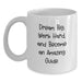 Funny Guide White Coffee Mug Gifts from Friends for Graduation, Dream Big Work Hard Become Amazing Guide, 11oz or 15oz Ceramic White Mug - Main